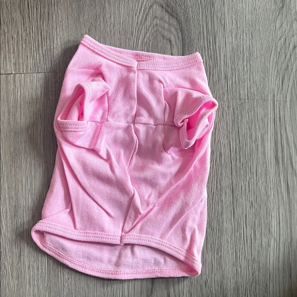 Pink doggy tank
